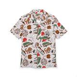 Christmas Vacation Pattern Hawaiian Shirt – Retro Christmas AOP Button-Down