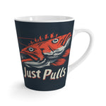 Fishing Latte Mug, Fish Theme Coffee Cup, Gift for Fisherman, Outdoor Adventure Mug, Funny Fishing Accessories