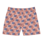 USA Print Men's Mid-Length Swim Shorts (AOP)