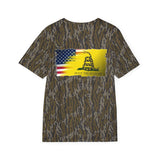 USA Bottomland Camo Duck Jersey, Athletic Tee, Men's Casual Wear, Gym Shirt, Outdoor Clothing, Gift for Sports Enthusiasts