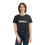 Women's Boat Flowy Cropped Tee