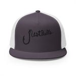 Just Catching Fish Embroidered 5 Panel Trucker Cap for Anglers