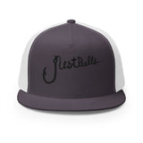 Just Catching Fish Embroidered 5 Panel Trucker Cap for Anglers