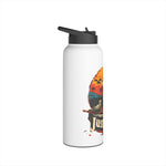 Stainless Steel Seas Water Bottle, Standard Lid