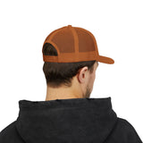 Trucker Cap — Minimalist Wave Logo "Just Kulls" Mesh Snapback