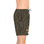 Bottom land Men's Duck Mid-Length Swim Shorts (AOP)