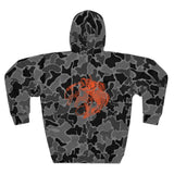 Striper BLk Camo Fish Unisex Hoodie, Outdoor Wear, Fishing Gift, Hunting Apparel, Cozy Sweatshirt, Nature Lover Hoodie