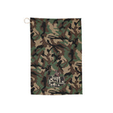 Camo 'Just Pulls' Golf Towel — Microfiber Hanging Golf Towel with Grommet & Clip