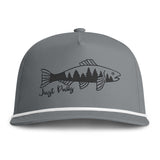 Trout Silhouette Rope Cap — 'Just Keepy' Fishing Hat