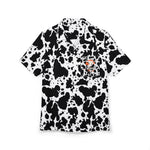 Cow print Hawaiian Shirt - Perfect for Summer, Beach Trips, Tropical Vacations, Pool Parties, Casual Outings