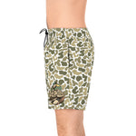 Men's Duck Mid-Length Swim Shorts (AOP)