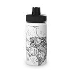 Fish Stainless Steel Water Bottle, Sports Lid