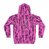 Pink Camo fish Children's Hoodie, Outdoor Wear, Kids Fashion, Birthday Gift, Playful Hoodie, Cozy Childhood Clothing