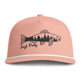 Trout Silhouette Rope Cap — 'Just Keepy' Fishing Hat