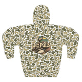 Camo Duck Unisex Hoodie, Outdoor Wear, Fishing Gift, Hunting Apparel, Cozy Sweatshirt, Nature Lover Hoodie