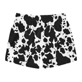 Cow Print Swim Trunks