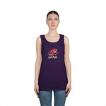 Fishing Vibes Unisex Heavy Cotton Tank Top, Summer Apparel, Outdoor Wear, Gift for Fishermen, Beach Day Outfit, Casual Style