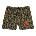 Camo Print Men's Mid-Length Swim Shorts (AOP)