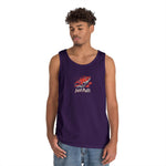 Fishing Vibes Unisex Heavy Cotton Tank Top, Summer Apparel, Outdoor Wear, Gift for Fishermen, Beach Day Outfit, Casual Style