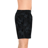 BlueFin Tuna Camo Print Men's Mid-Length Swim Shorts (AOP)