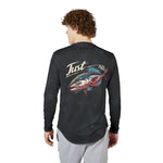 BlueFin Tuna Camo print Just Pulls, Fishing Shirt, Outdoor Apparel, Summer Clothing,  Beach Wear