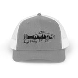 Trout Logo "Just Pulls" Mesh Snapback
