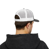 Trucker Cap — Minimalist Wave Logo "Just Kulls" Mesh Snapback