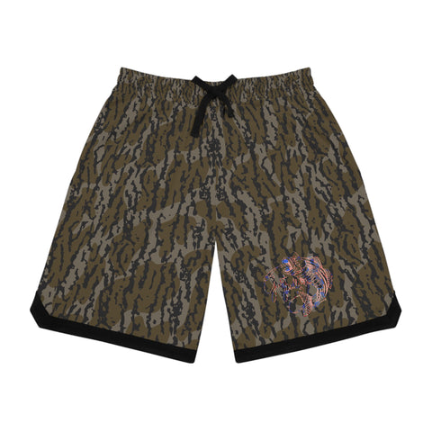 Camo Basketball Rib Shorts (AOP)