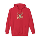 Deer Hooded Sweatshirt, Made in US