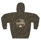 Bottomland Camo Duck Hoodie, Outdoor Wear, Fishing Gift, Hunting Apparel, Cozy Sweatshirt, Nature Lover Hoodie