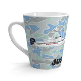 Fintervention Latte Mug, Fish Theme Coffee Cup, Gift for Fisherman, Outdoor Adventure Mug, Funny Fishing Accessories