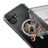 Just Pulls Fishing Mermaid Phone Case – Magnetic Clear Impact Case for Anglers