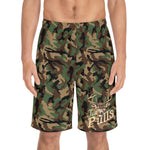 Camo Deer Board Shorts (AOP)