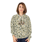 Camo Duck Unisex Hoodie, Outdoor Wear, Fishing Gift, Hunting Apparel, Cozy Sweatshirt, Nature Lover Hoodie