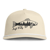 Trout Silhouette Rope Cap — 'Just Keepy' Fishing Hat