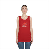 Fishing Vibes Unisex Heavy Cotton Tank Top, Summer Apparel, Outdoor Wear, Gift for Fishermen, Beach Day Outfit, Casual Style