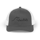Trucker Cap — Minimalist Wave Logo "Just Kulls" Mesh Snapback