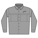 Men's Long Sleeve UV Protection Shirt, Embroidered Outdoor Apparel, Fishing Shirt, Sun Protection Gear, Activewear, Casual Shirt
