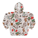 Christmas Vaca Unisex Hoodie, Outdoor Wear, Fishing Gift, Hunting Apparel, Cozy Sweatshirt, Nature Lover Hoodie