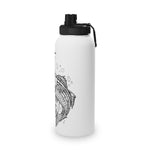 Fish Stainless Steel Water Bottle, Sports Lid