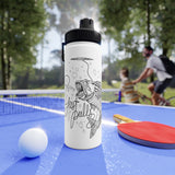 Fish Stainless Steel Water Bottle, Sports Lid