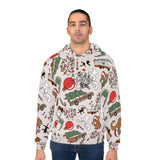 Christmas Vaca Unisex Hoodie, Outdoor Wear, Fishing Gift, Hunting Apparel, Cozy Sweatshirt, Nature Lover Hoodie