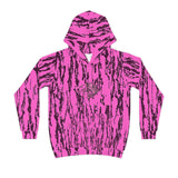 Pink Camo fish Children's Hoodie, Outdoor Wear, Kids Fashion, Birthday Gift, Playful Hoodie, Cozy Childhood Clothing