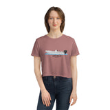 Women's Boat Flowy Cropped Tee