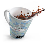 Fintervention Latte Mug, Fish Theme Coffee Cup, Gift for Fisherman, Outdoor Adventure Mug, Funny Fishing Accessories