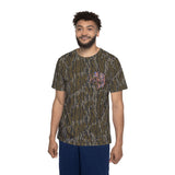 USA Bottomland Camo Duck Jersey, Athletic Tee, Men's Casual Wear, Gym Shirt, Outdoor Clothing, Gift for Sports Enthusiasts