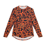 Orange Duck Camo Just Pulls, Fishing Shirt, Outdoor Apparel, Summer Clothing,  Beach Wear