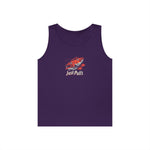 Fishing Vibes Unisex Heavy Cotton Tank Top, Summer Apparel, Outdoor Wear, Gift for Fishermen, Beach Day Outfit, Casual Style