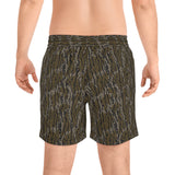 Bottom land Men's Duck Mid-Length Swim Shorts (AOP)