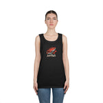Fishing Vibes Unisex Heavy Cotton Tank Top, Summer Apparel, Outdoor Wear, Gift for Fishermen, Beach Day Outfit, Casual Style